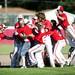 The Bedford team celebrates after a walk-off hit to beat Saline on Monday, June 3. Daniel Brenner I AnnArbor.com